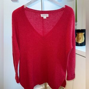 Pink Velvet Women's V-Neck Sweater